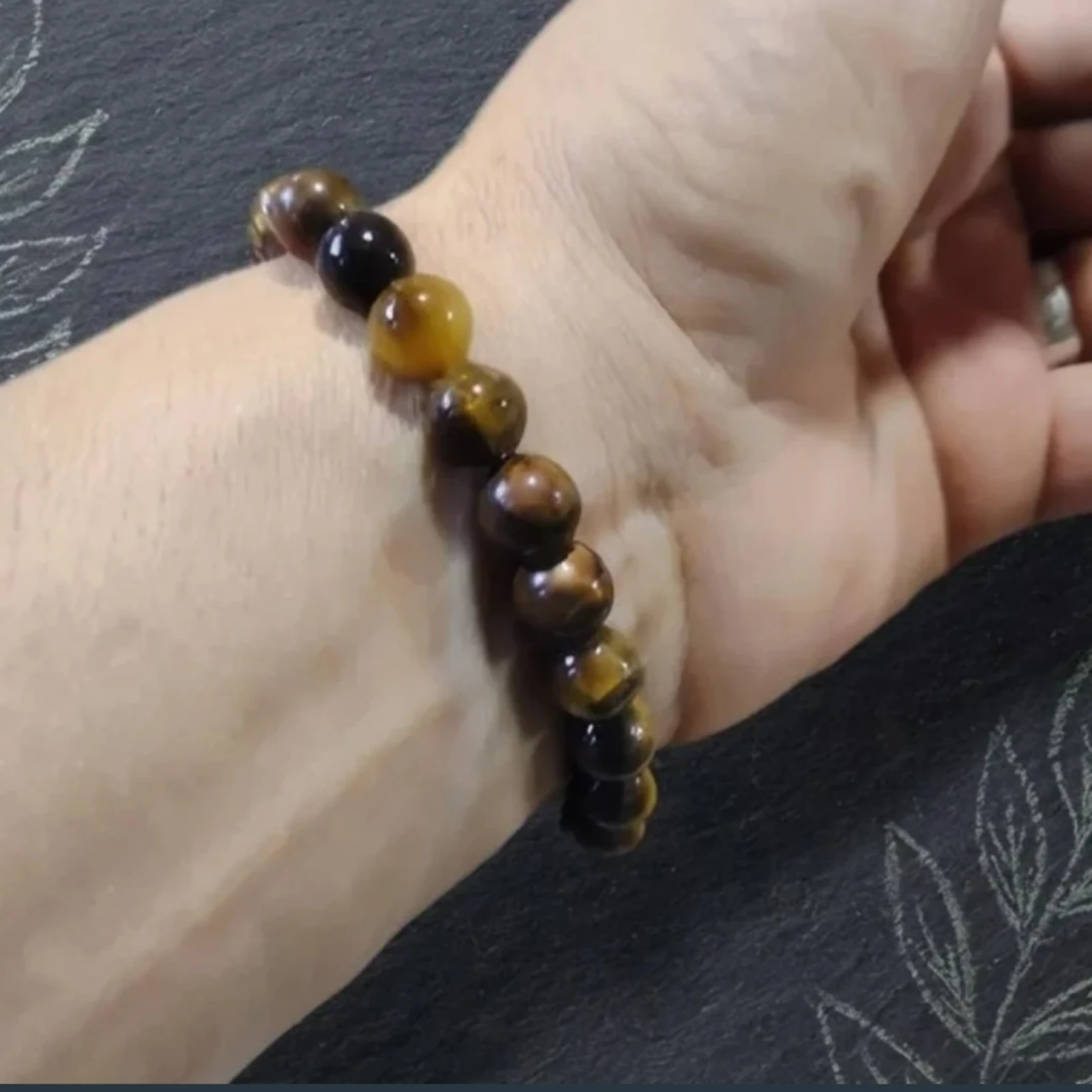 Bracelet en pierre oeil de tigre – photo 3